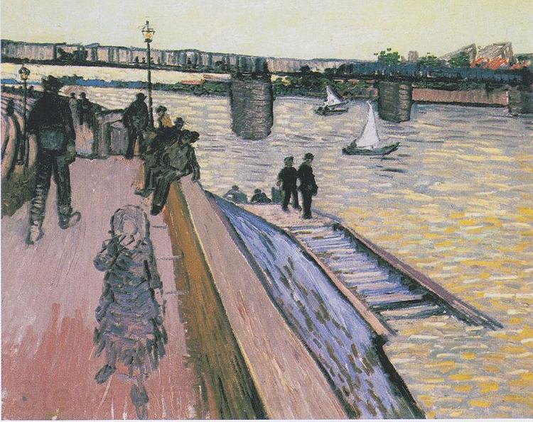 Vincent Van Gogh The Bridge of Triquetaille